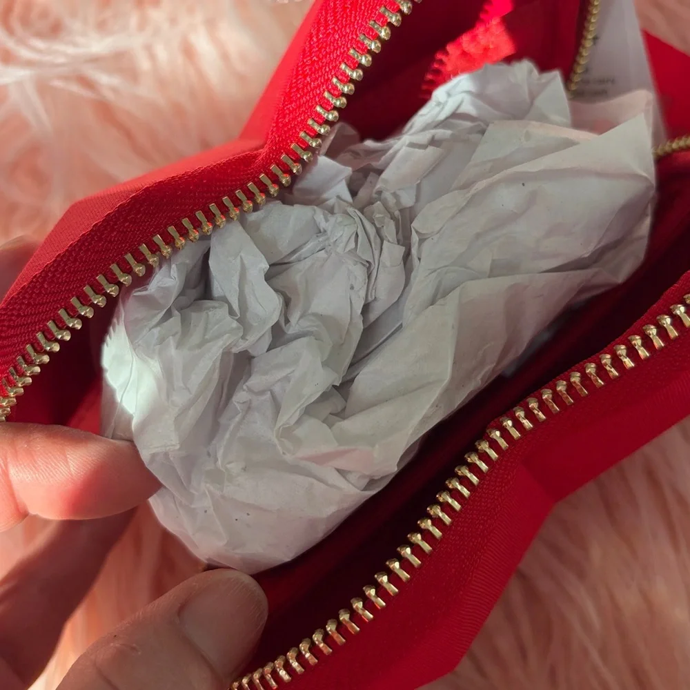 ❤️ lululemon Red Heart Wristlet Keychain BNWT